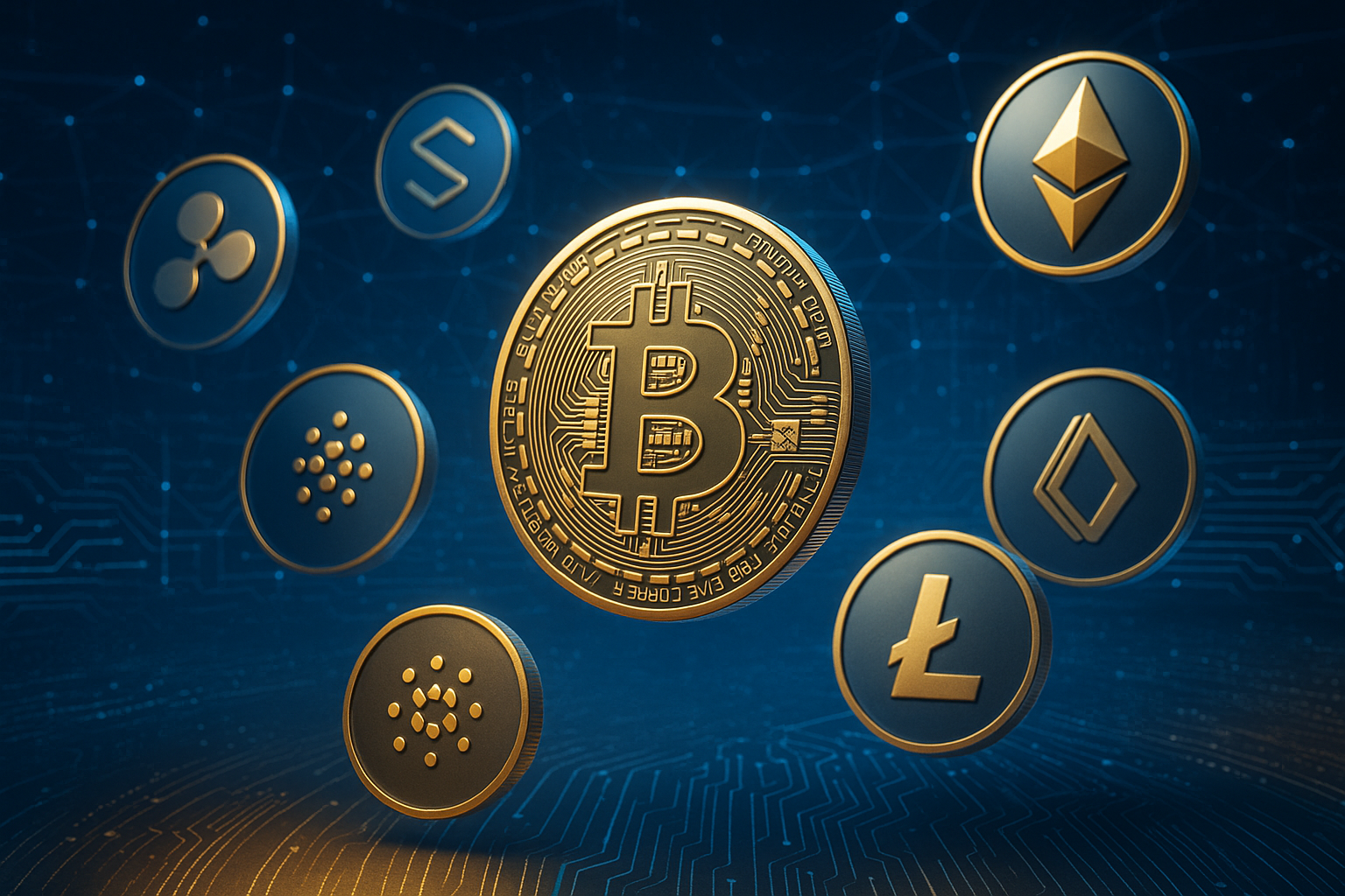 XRP dhe SOL rriten, ndërsa Bitcoin dhe Ether ngecin në pesimizëm