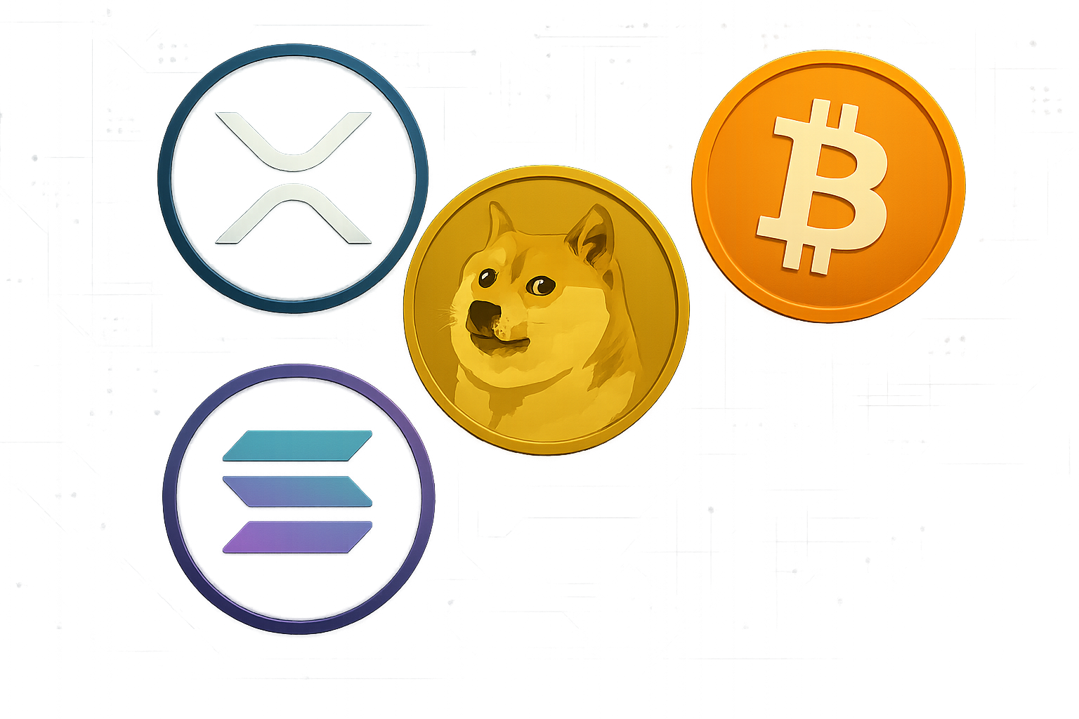 XRP, DOGE, SOL Bien të Premten Ndërsa 2.7 Miliardë Dollarë Hyjnë në ETF-et e Bitcoin Këtë Javë